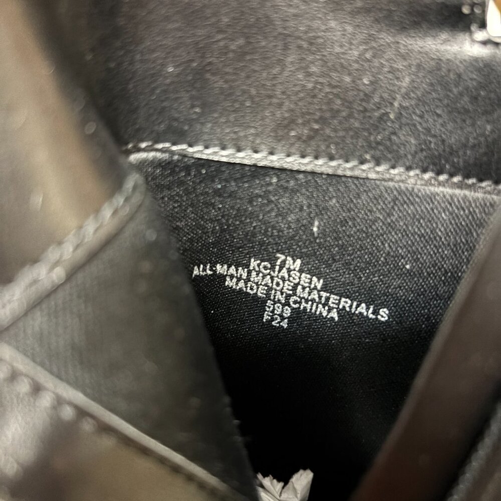 Calvin Klein Womens Jasen Buckle Strap Block Heel Ankle Booties Black Sz 7M NWB - Picture 8 of 9